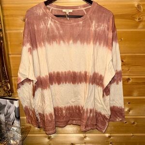 Tie-Dye Long Sleeve Top